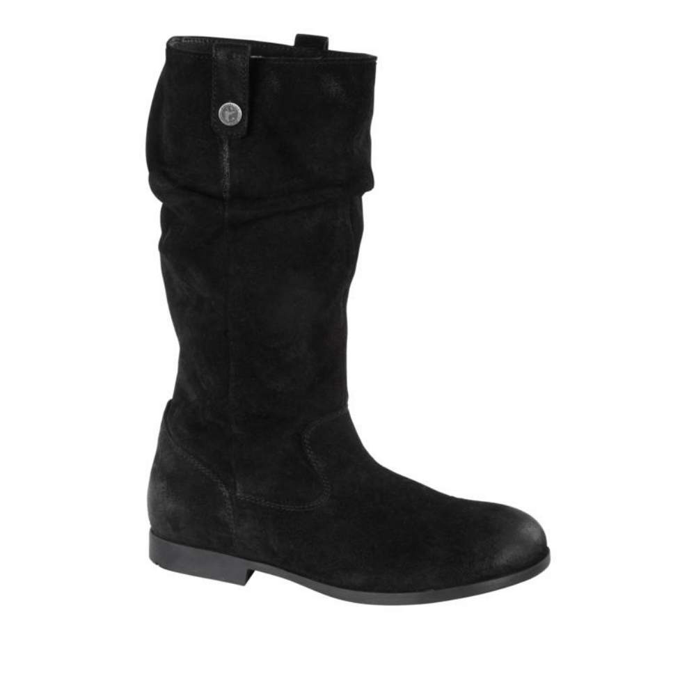 Birkenstock Sarnia Black Suede Knee High Boots